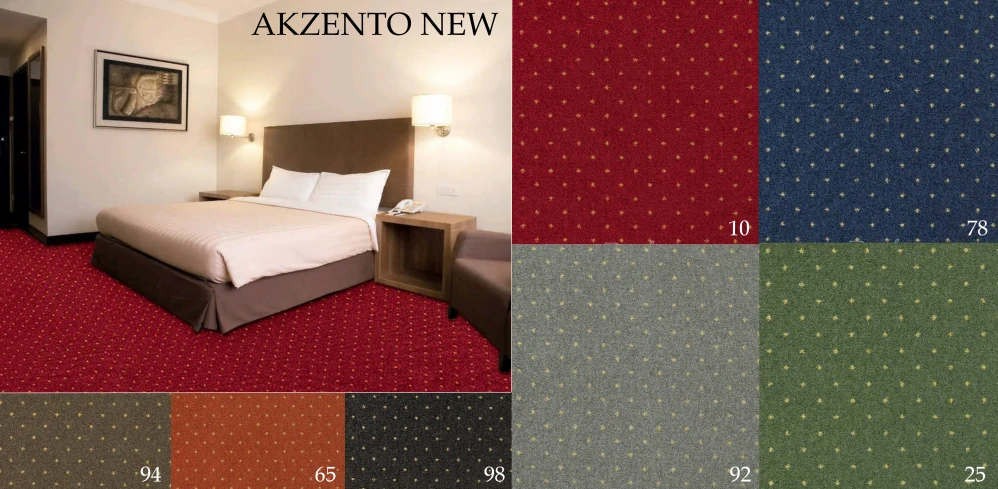 Objektový koberec Akzento New 98, grafitový