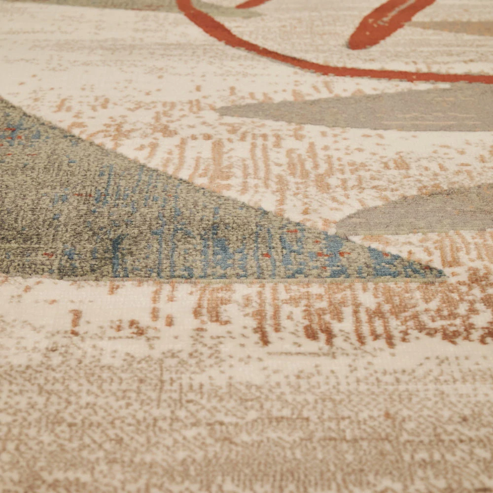 Kusový koberec Arte 14750-O10 zelené listy 